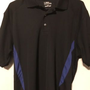 PGA Polo. Large. Blue and Black